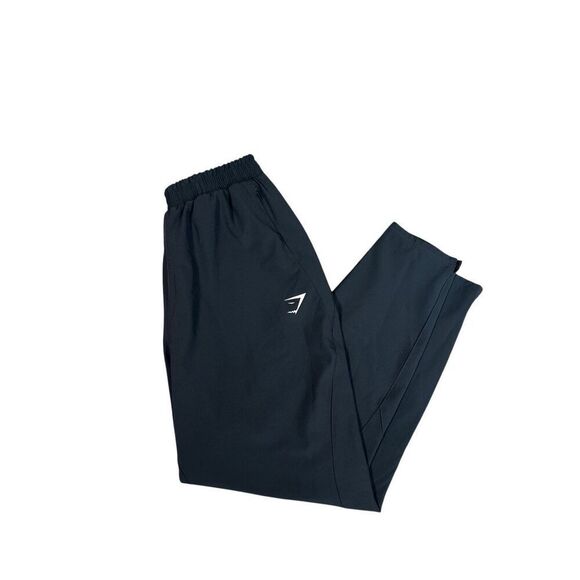 Gymshark Everyday Woven Pants Black Women’s S Tapered Leg Elastic Pull on Gym - Picture 2 of 13